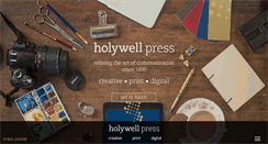 Desktop Screenshot of holywellpress.com