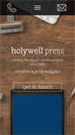 Mobile Screenshot of holywellpress.com